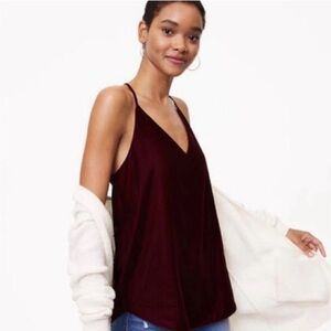LOFT Burgundy Tank Top for Women